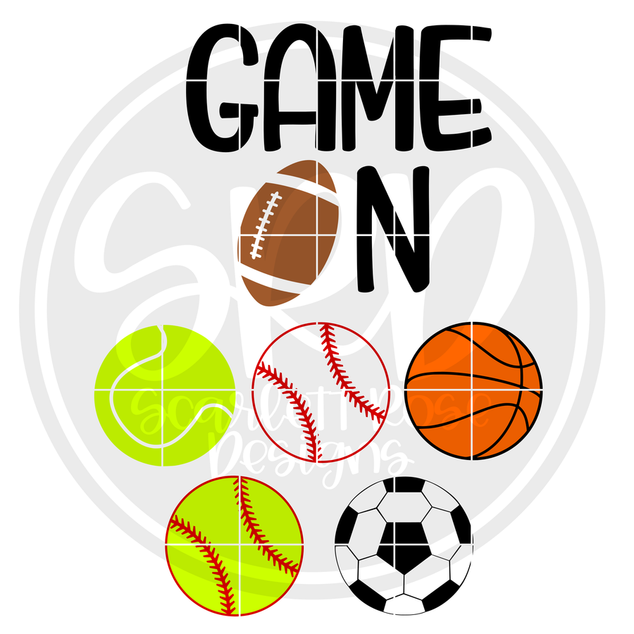 Game On - Sports Balls SVG