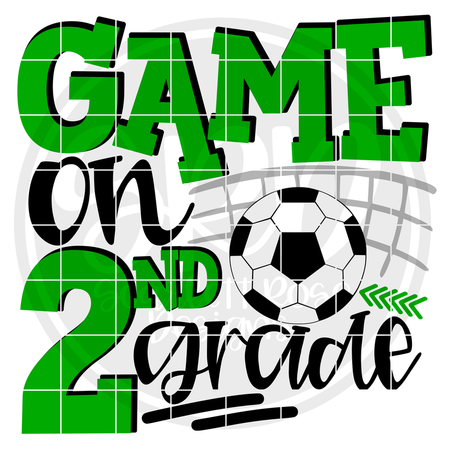 Game On 2nd Grade SVG - Soccer