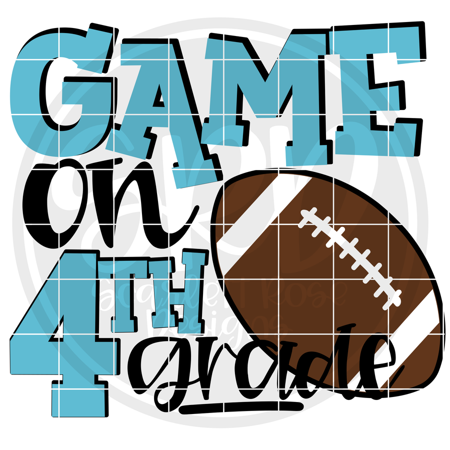 Game On 4th Grade SVG - Football