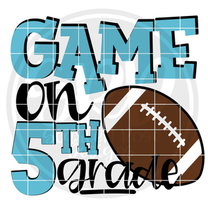 Game On 5th Grade SVG - Football