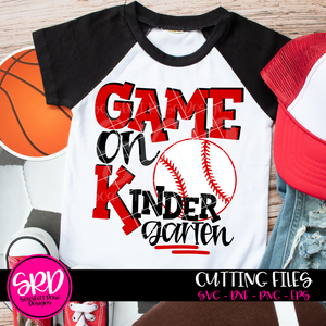 Game On Kindergarten SVG - Baseball
