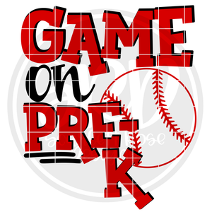 Game On Pre-K SVG - Baseball