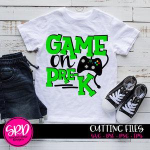 Game On Pre-K SVG - Green