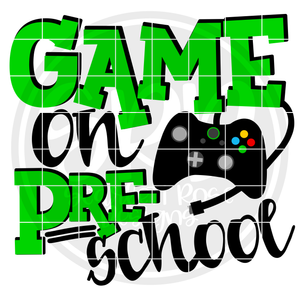 Game On Preschool SVG - Green