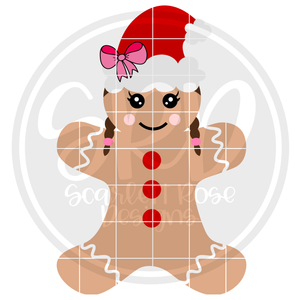 Gingerbread Girl - Color SVG