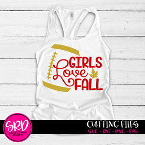 Girls Love Fall SVG
