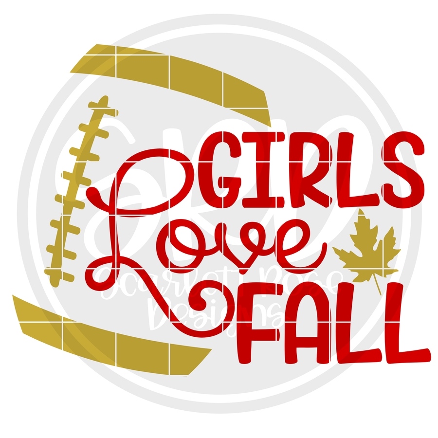 Girls Love Fall SVG