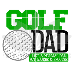 Golf Dad - Golf Mom SVG SET
