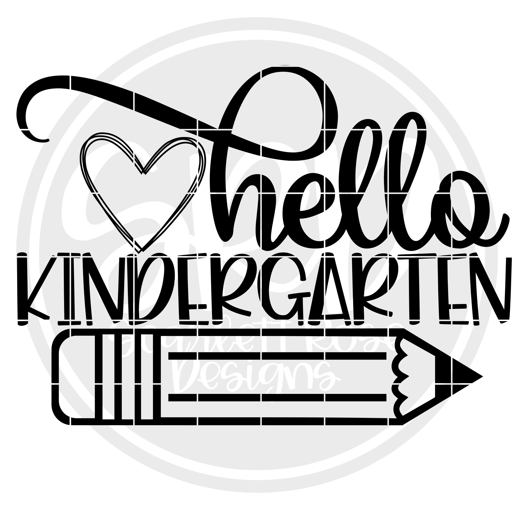 black and white kindergarten clipart