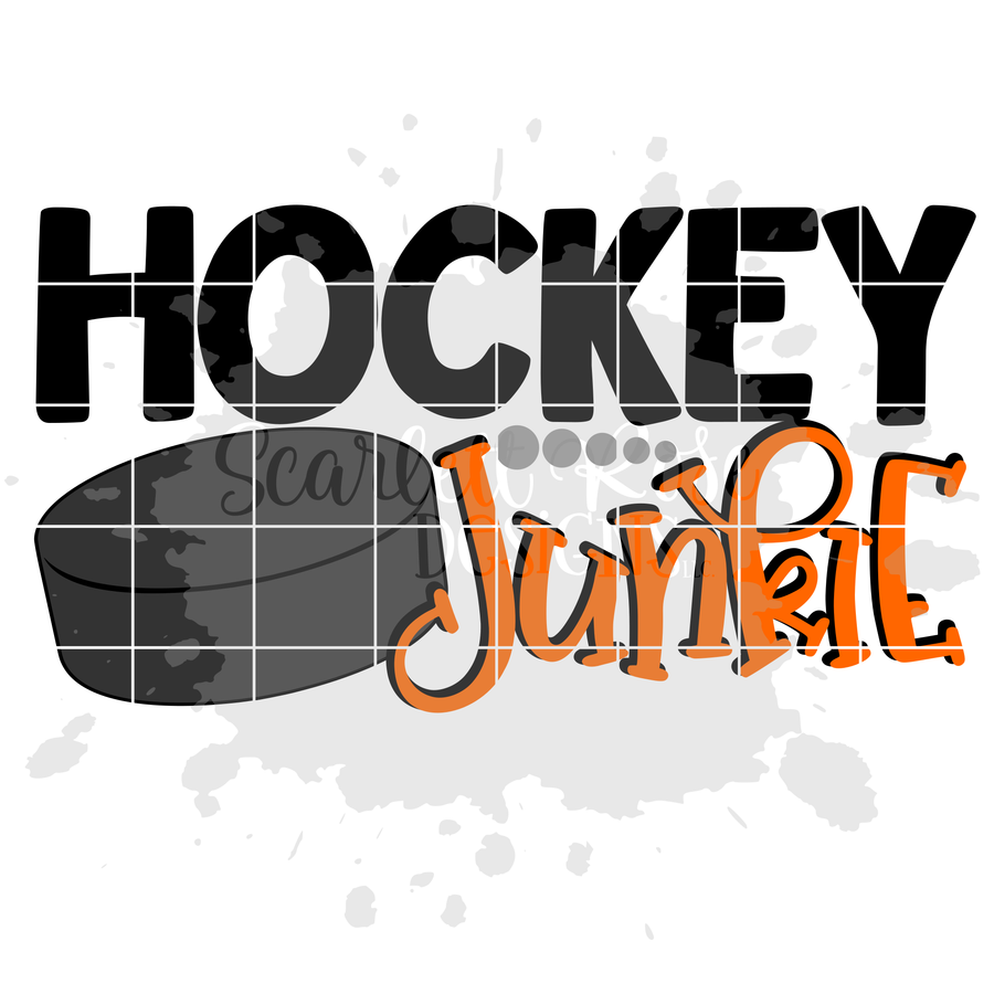 Hockey Junkie SVG - Hockey SVG