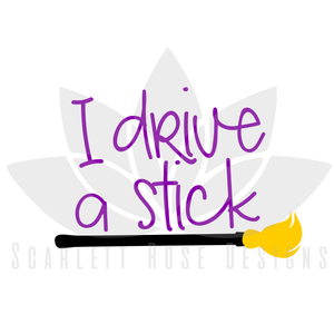 I Drive a Stick SVG