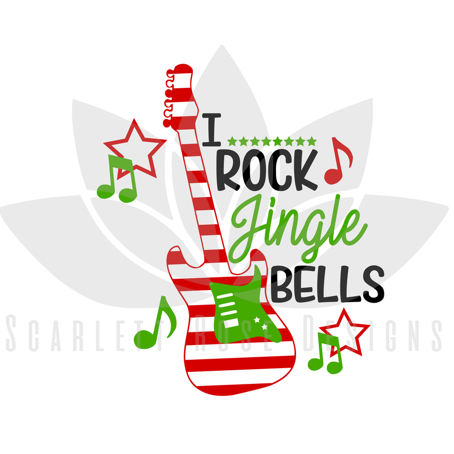 I Rock Jingle Bells SVG