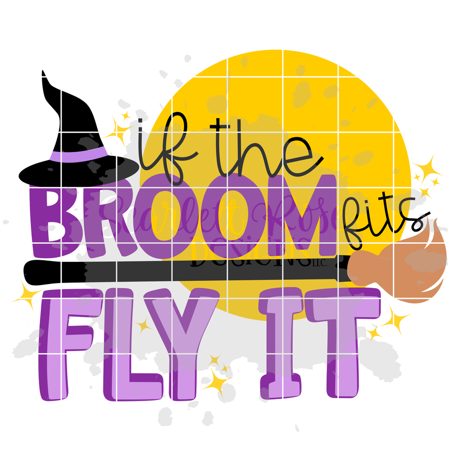 If The Broom Fits Fly It SVG
