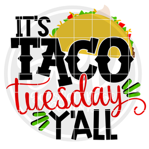 It's Taco Tuesday Y'all SVG