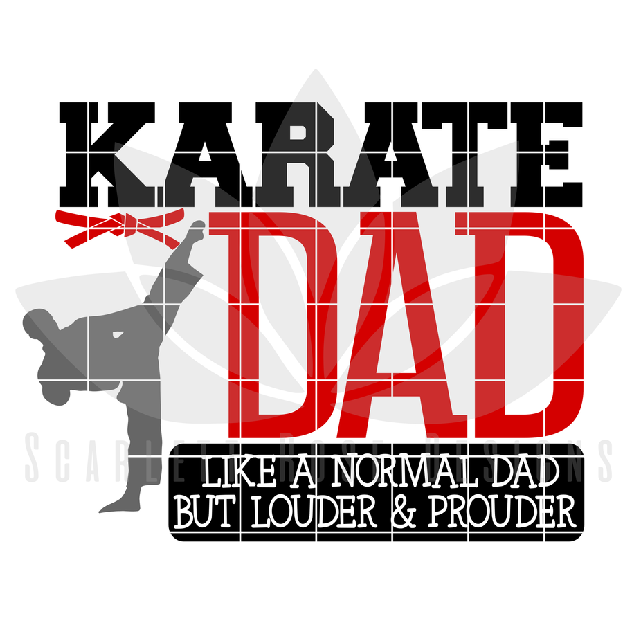 Karate Dad - Mom SVG SET