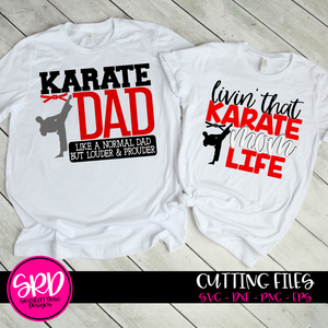 Karate Dad - Mom SVG SET