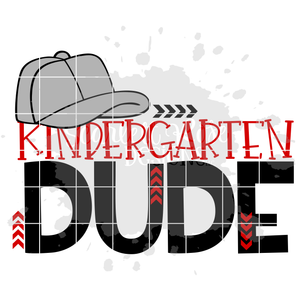 Kindergarten Dude SVG