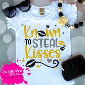Known to Steal Kisses SVG - New Year's SVG