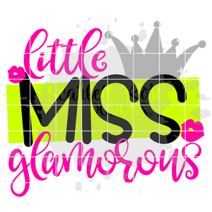 Little Miss Glamorous SVG