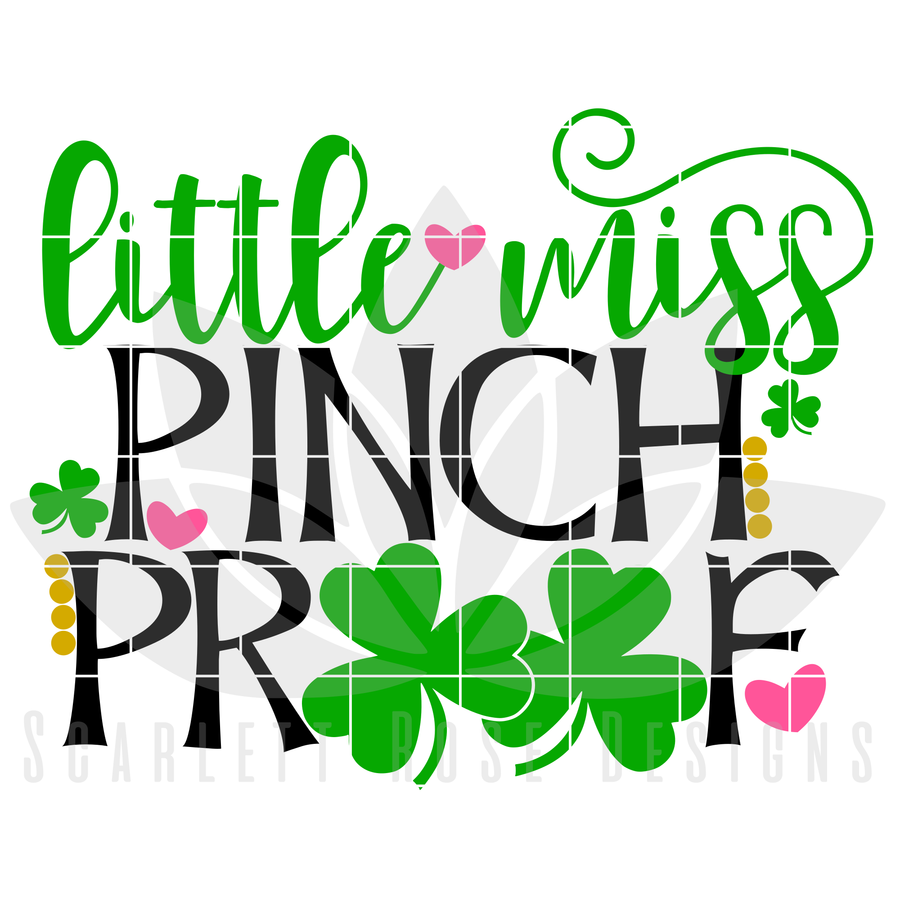 Little Miss Pinch Proof SVG
