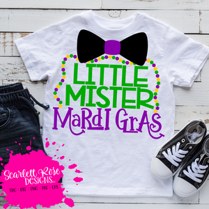 Little Mister Mardi Gras SVG