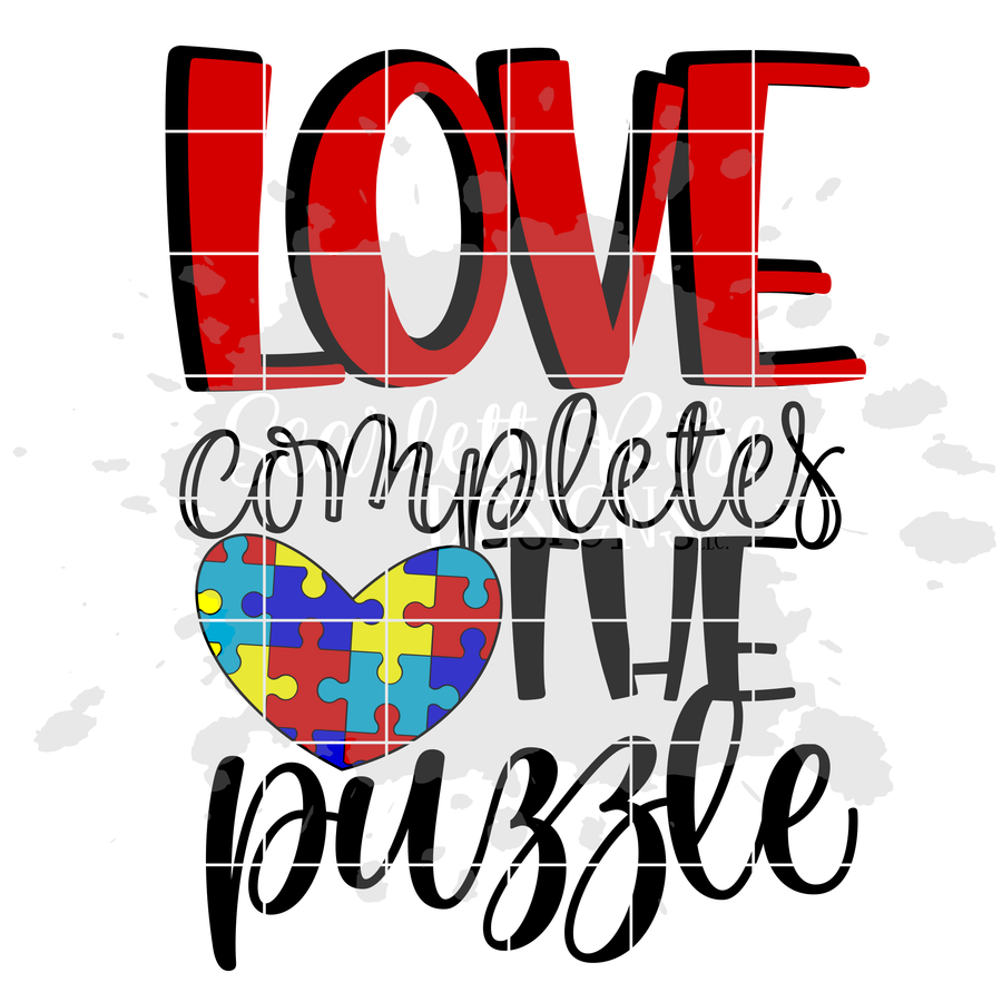 Love Completes the Puzzle SVG