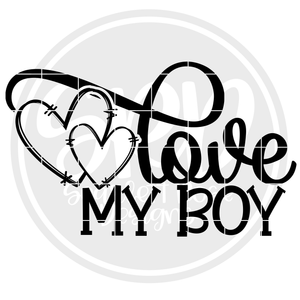 Love My Boy SVG - Valentine 2