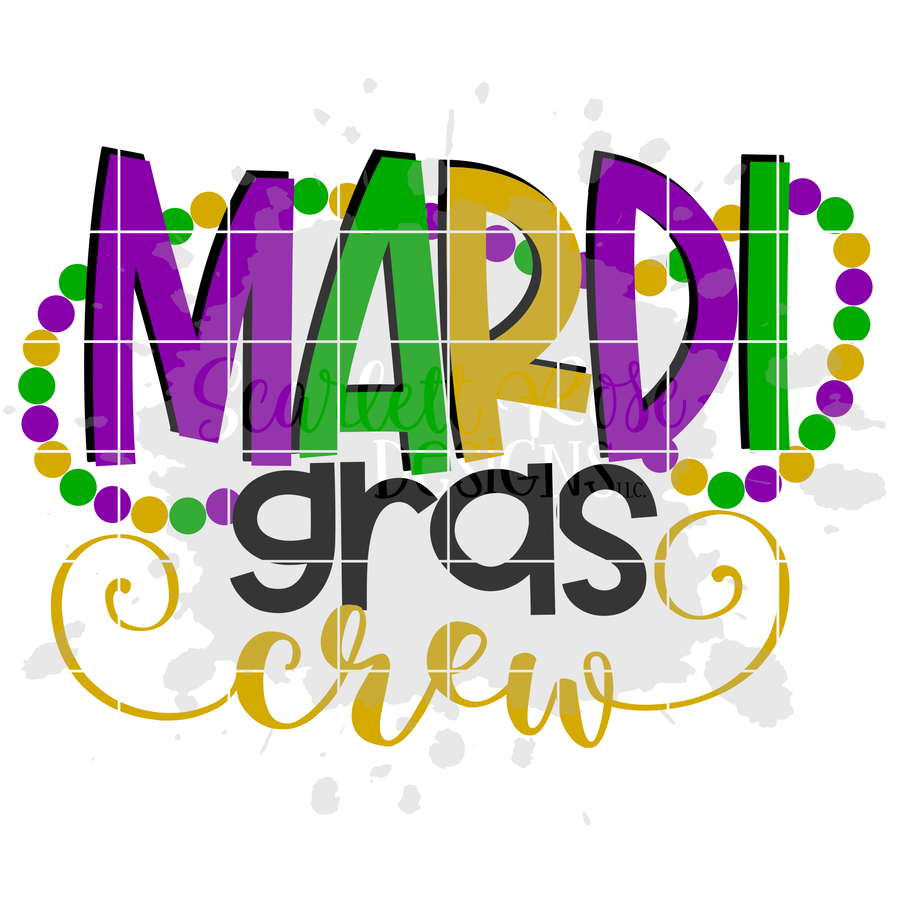 Mardi Gras Crew SVG