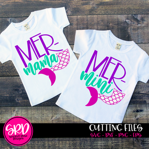 Mer - Mommy and Me SVG Set