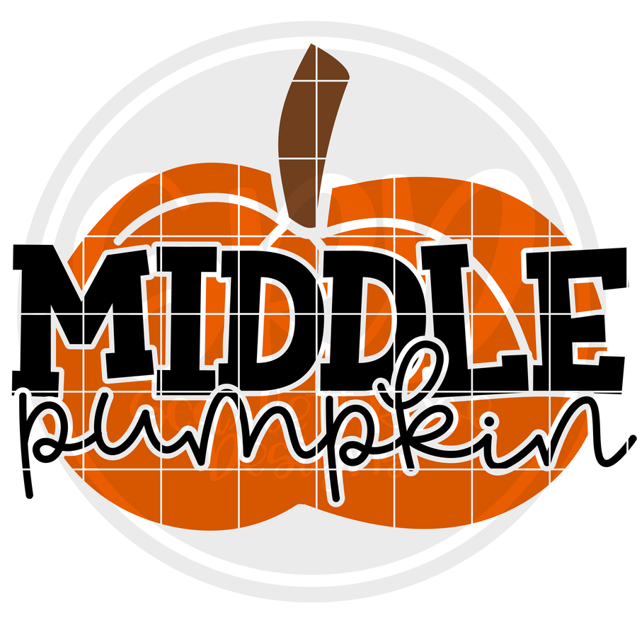 Middle Pumpkin SVG