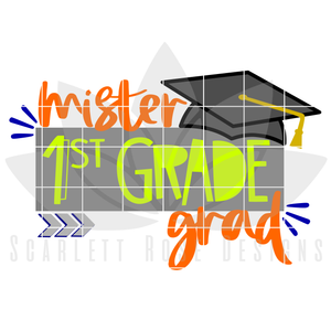 Mister 1st Grade Grad SVG