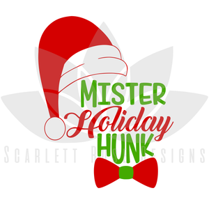 Mister Holiday Hunk SVG