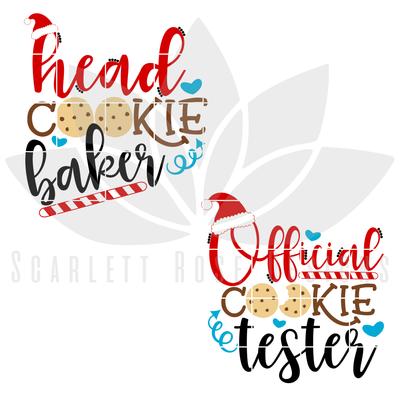 Christmas Cookie Baking Bundle Svg, Cookie Maker, Cookie Tester, Baking  Squad, Silhouette, Cricut, Set of 3 DIGITAL CUT FILES 