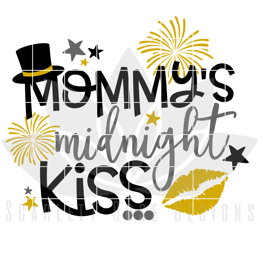 Mommy's Midnight Kiss SVG- Hat