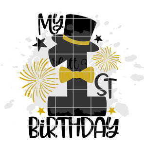 My 1st Birthday - Boy Birthday SVG