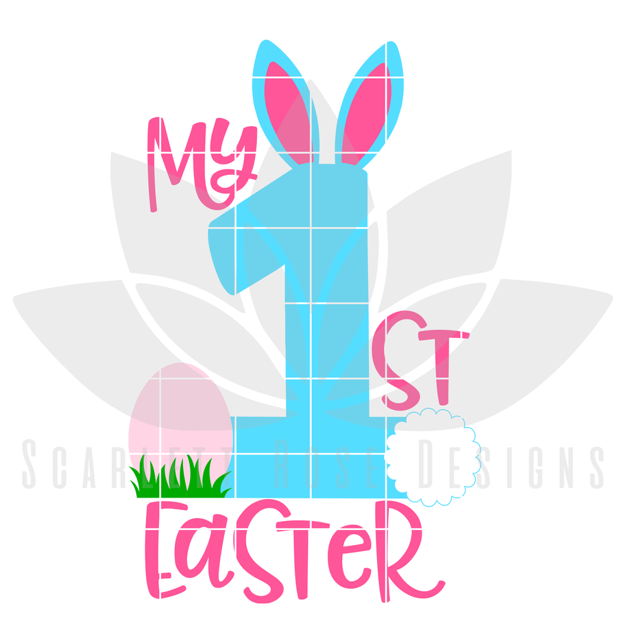 My First Easter SVG - girl