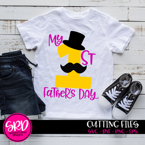 My First Fathers Day, SVG, DXF cut file