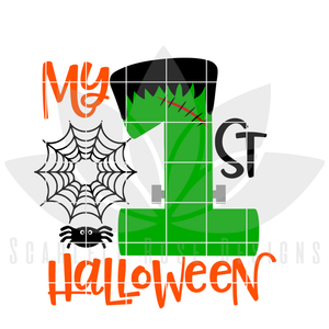 My First Halloween SVG - Frankenstein