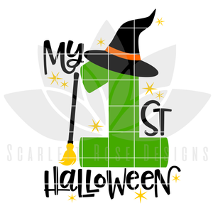 My First Halloween SVG - Witch