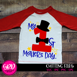 My First Mothers Day, SVG, DXF cut file