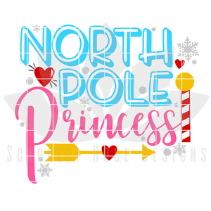 North Pole Princess SVG