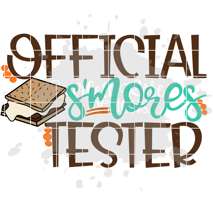 Official S'mores Tester SVG - Boy
