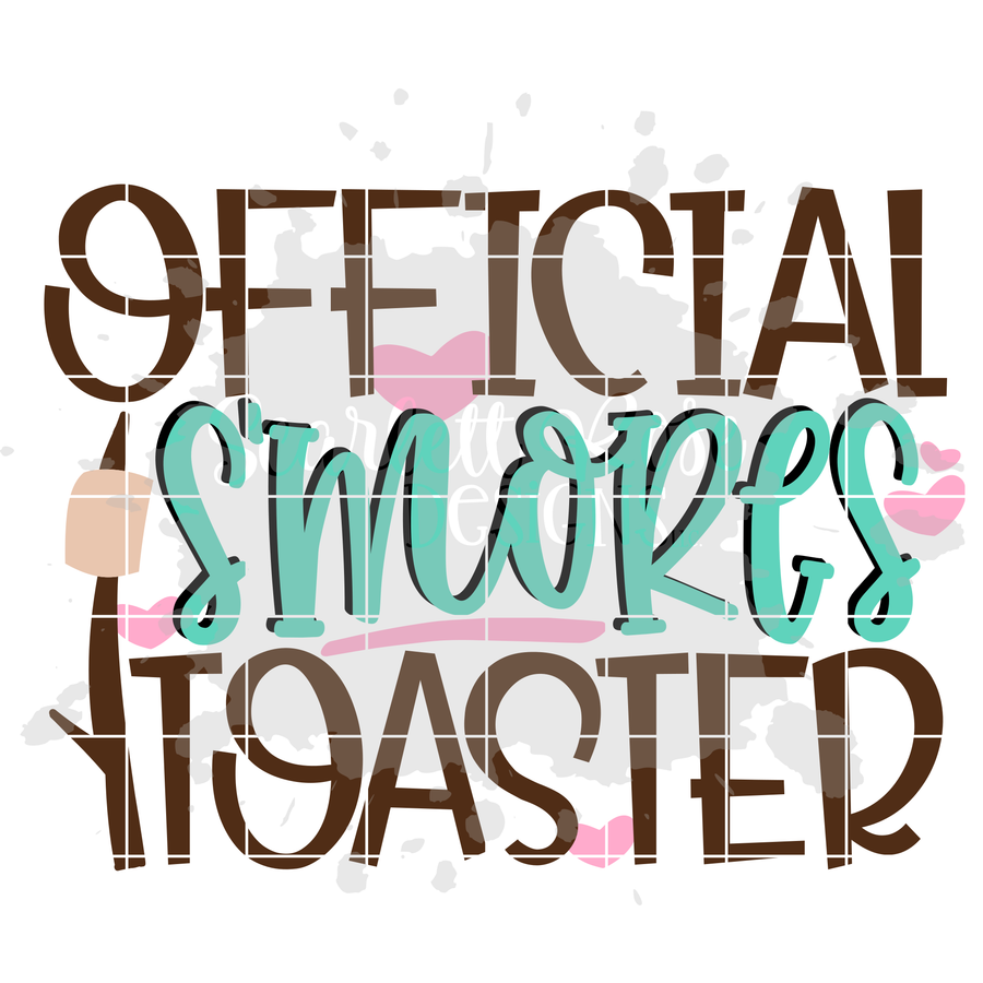 Official S'mores Toaster SVG - Girl