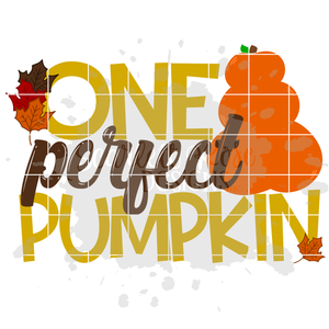 One Perfect Pumpkin SVG