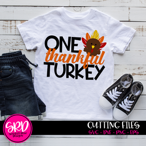 One Thankful Turkey SVG