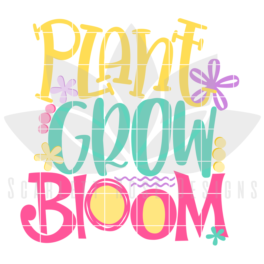 Plant Grow Bloom SVG