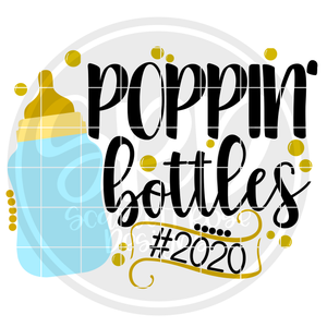 Poppin Bottles, Poppin Bubbly SVG