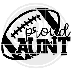 Proud Aunt - Football SVG