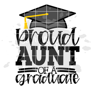 Proud Aunt of a Graduate SVG