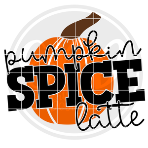 Pumpkin Spice Latte SVG